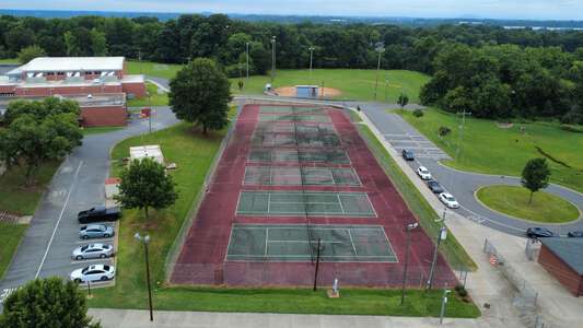 West Mecklenburg High School Tennis Courts in Charlotte 2