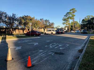 Holly Hill School Parking Lot in Holly Hill 1