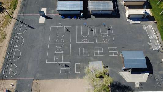 Desert Knolls Elementary School Outdoor Basketball Courts in Apple Valley 2