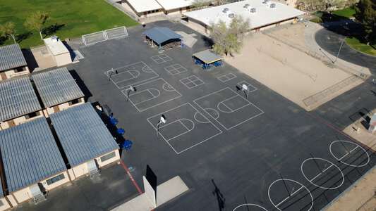 Desert Knolls Elementary School Outdoor Basketball Courts in Apple Valley 3