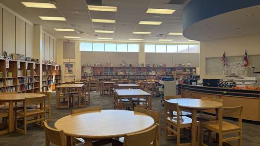 International Newcomer Academy Library in Fort Worth