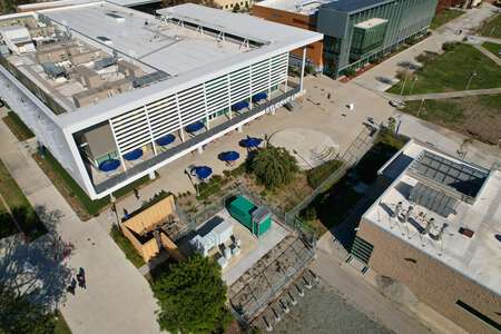 Los Angeles Harbor College Student Union Quad in Wilmington