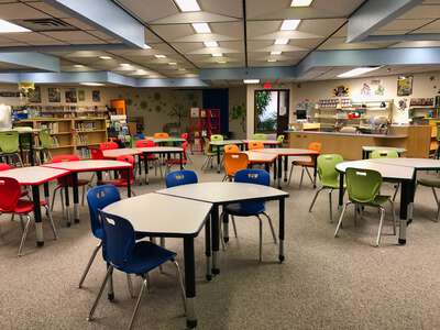E. G. Ross Elementary School Media Center in Albuquerque