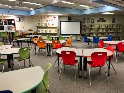 E. G. Ross Elementary School Media Center in Albuquerque