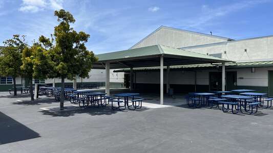 Burbank Elementary School Lunch Arbor in San Diego
