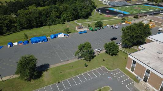 Olympic High School Parking Lot - Bus Lot in Charlotte 2