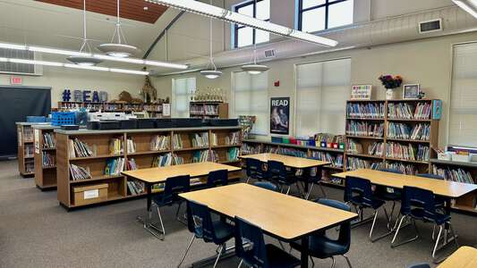 Walnut Elementary Education Center Library in Turlock