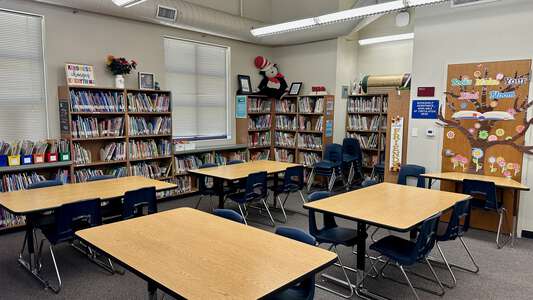 Walnut Elementary Education Center Library in Turlock