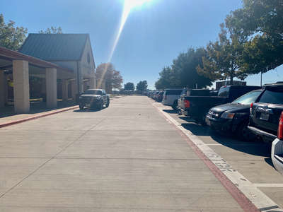 Prairie View Elementary School Parking Lot in Rhome