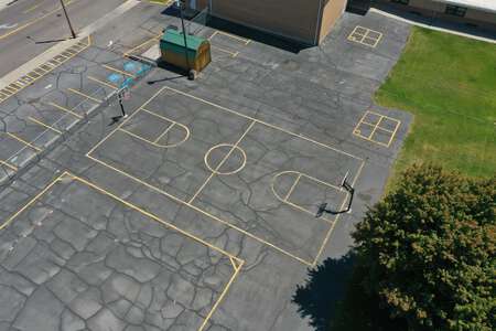 Tendoy Elementary School Outdoor Basketball Courts in Pocatello
