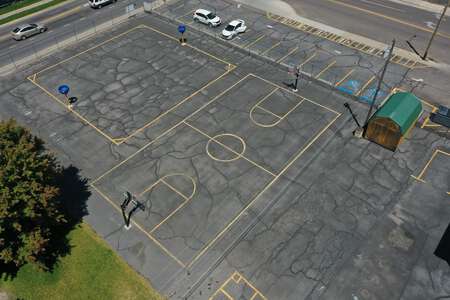 Tendoy Elementary School Outdoor Basketball Courts in Pocatello