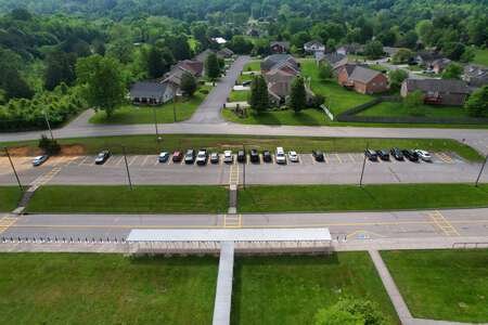Karns Middle School Parking Lot - Front in Knoxville
