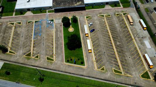 L.W. Higgins High School Parking Lot - Front in Marrero 2