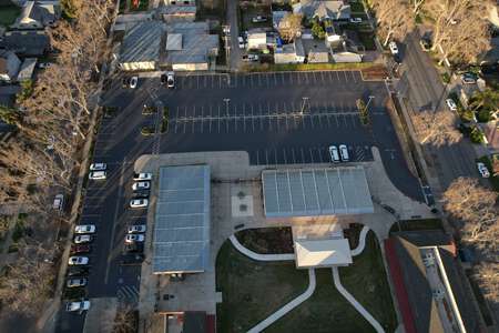 Lincoln Technical Academy Parking Lot in Lodi