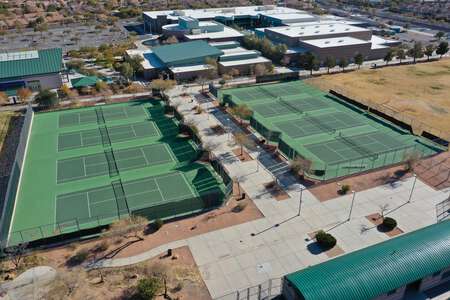 Palo Verde High School Tennis Courts in Las Vegas