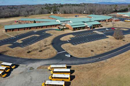 Liberty Middle School Parking Lot 2 in Cumming