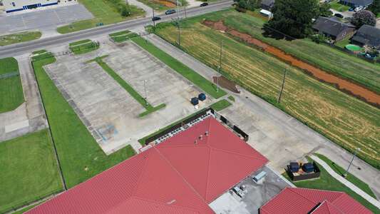 Woodmere School Parking Lot - Staff in Harvey 2