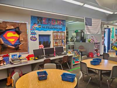 North Verdemont Elementary School Library in San Bernardino