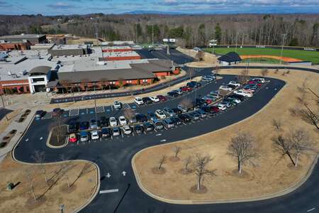North Forsyth High School Purple Parking Lot in Cumming
