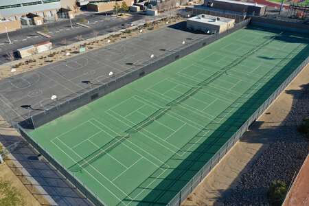 Sunrise Mountain High School Tennis Courts in Las Vegas