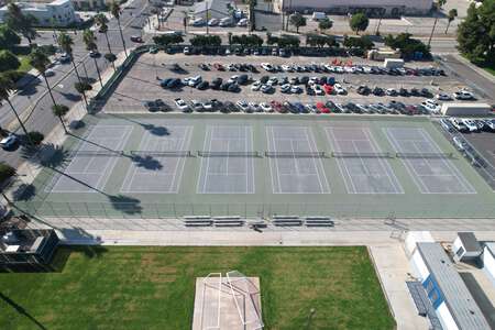 Garey High School Tennis Courts in Pomona