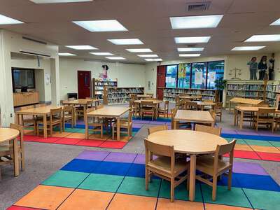 Charles Drew Elementary School Media Center in Pompano Beach