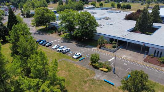 Churchill High School Parking Lot - Front in Eugene
