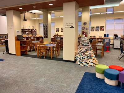 Noble Elementary School Library in Liberty Hill