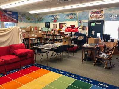 Roosevelt Elementary School (Central Unified School District) Library in Fresno