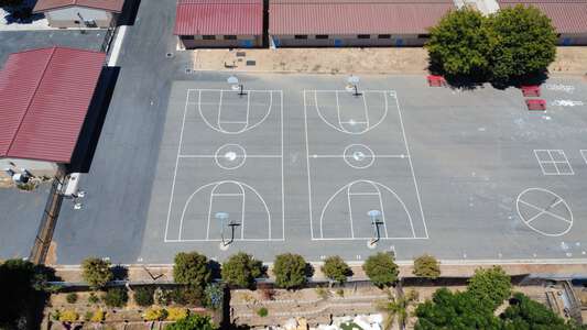 Orchard Park School Outdoor Basketball Courts in Oakley