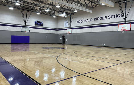 McDonald Middle School Gym - Practice in Mesquite