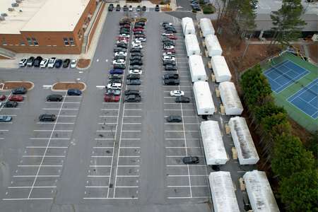 Central Gwinnett High School Parking Lot in Lawrenceville