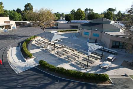 Springbrook Elementary School Lunch Area in Irvine