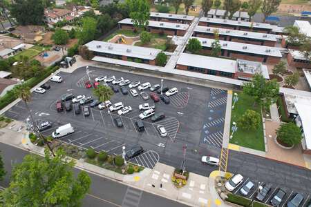 Camino Grove Elementary School Parking Lot in Arcadia
