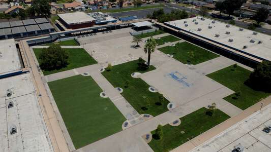 Frisbie Middle School Quad in Rialto 1