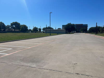 Mary Orr Intermediate School Parking Lot - Back in Mansfield 2