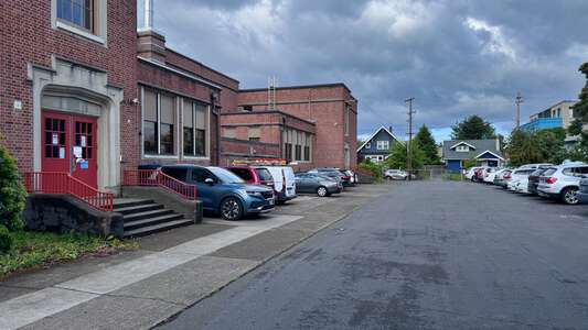 MLK K-5 School Parking Lot in Portland