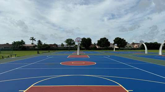 Lamar Louise Curry Middle School Outdoor Basketball Courts in Miami 3