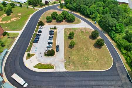 Couch Middle School Parking Lot - Main Front in Grayson
