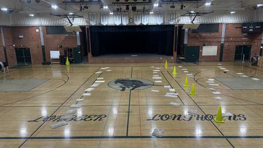 Carl H. Lorbeer Middle School Gym in Diamond Bar