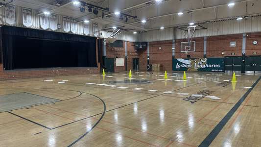 Carl H. Lorbeer Middle School Gym in Diamond Bar