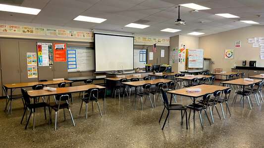 Cesar Chavez Junior High School Classroom Standard in Ceres