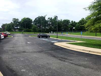 Arlington Elementary School Parking Lot in Lexington