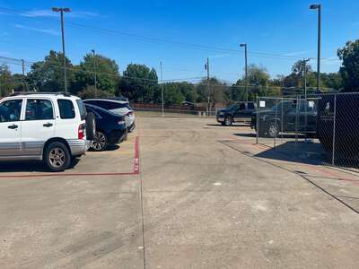 Adelle Turner Elementary School Parking Lot - Back in Dallas 2