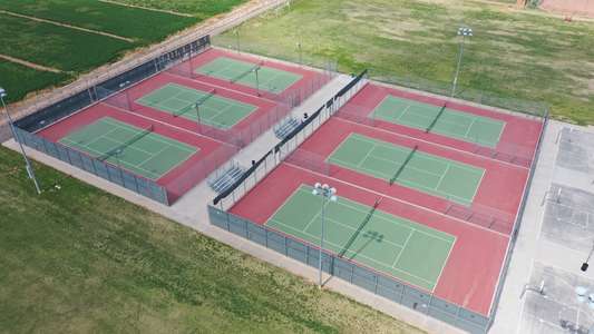 Campo Verde High School Tennis Courts in Gilbert
