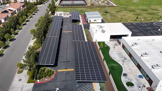 Eastwood Elementary School Parking Lot - Side in Irvine