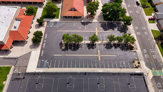 Blaker Kinser Junior High School Parking Lot - Large, Kinser Rd in Ceres 2
