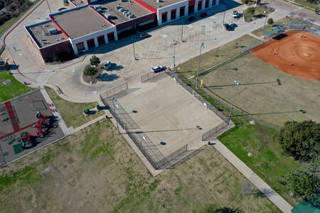 Range Elementary School Outdoor Basketball Courts in Mesquite