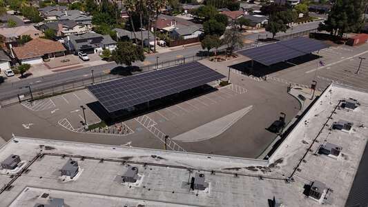 Calero High School Parking Lot in San Jose 2