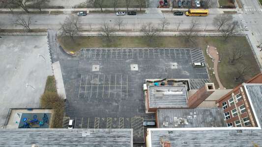 Pershing - John J Pershing STEAM Magnet Elementary School Parking Lot in Chicago 3